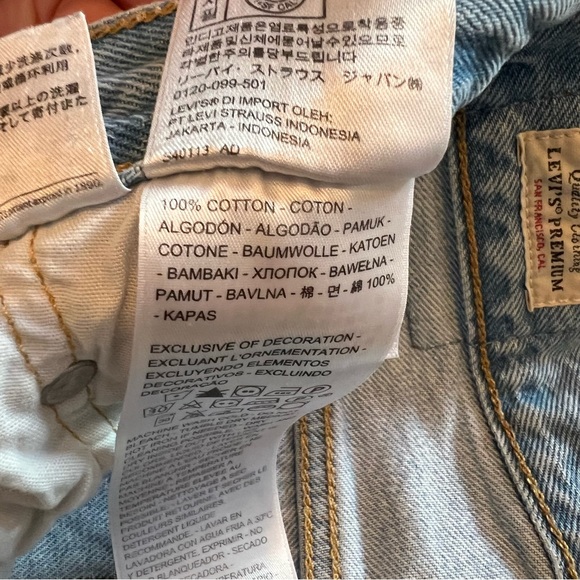 Levi’s 501s straight leg jeans - Picture 3 of 6